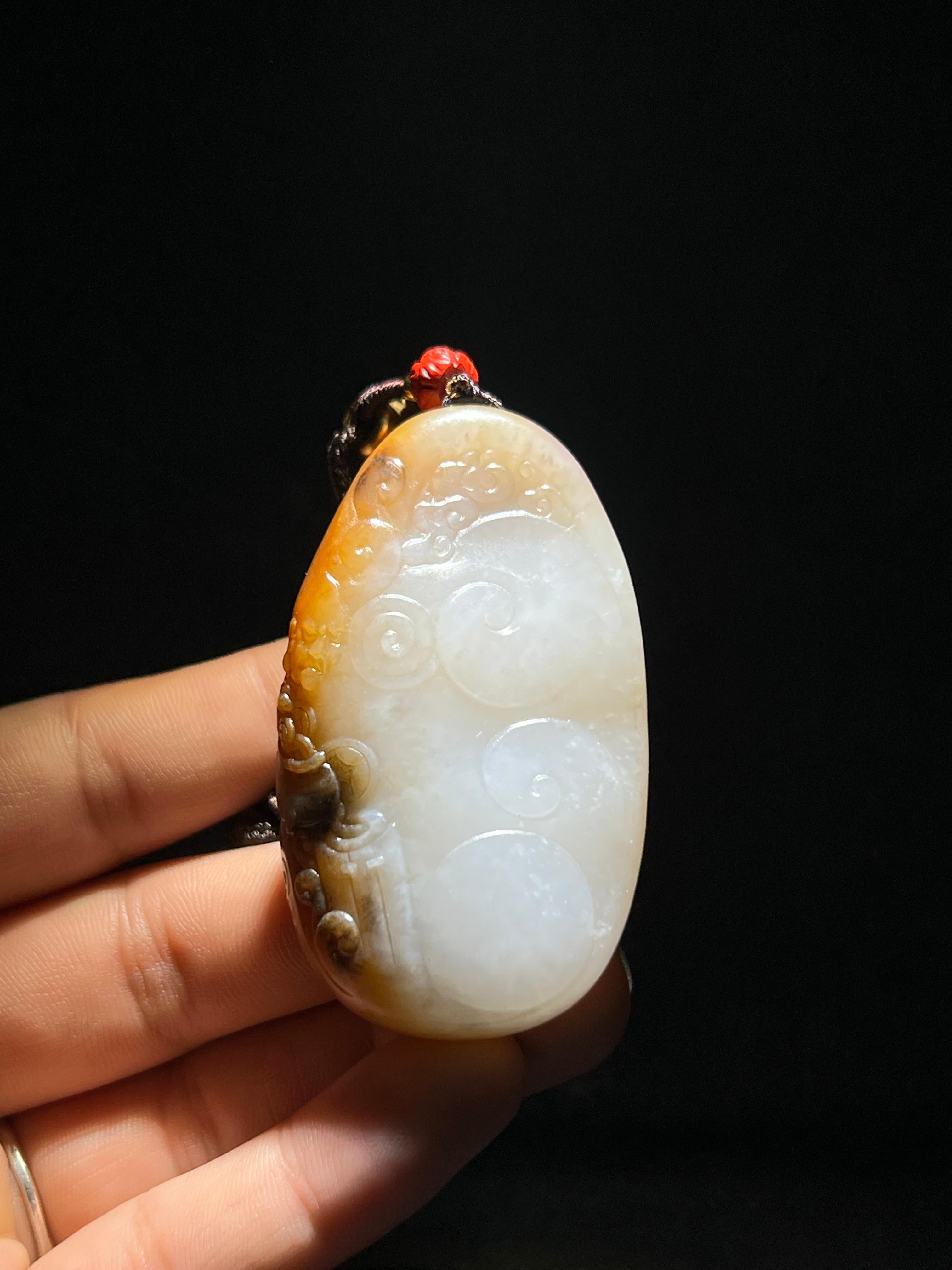 和田玉籽料钟馗（58.6g）