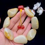 和田玉洒金皮籽料【精品手串】（103.7g）