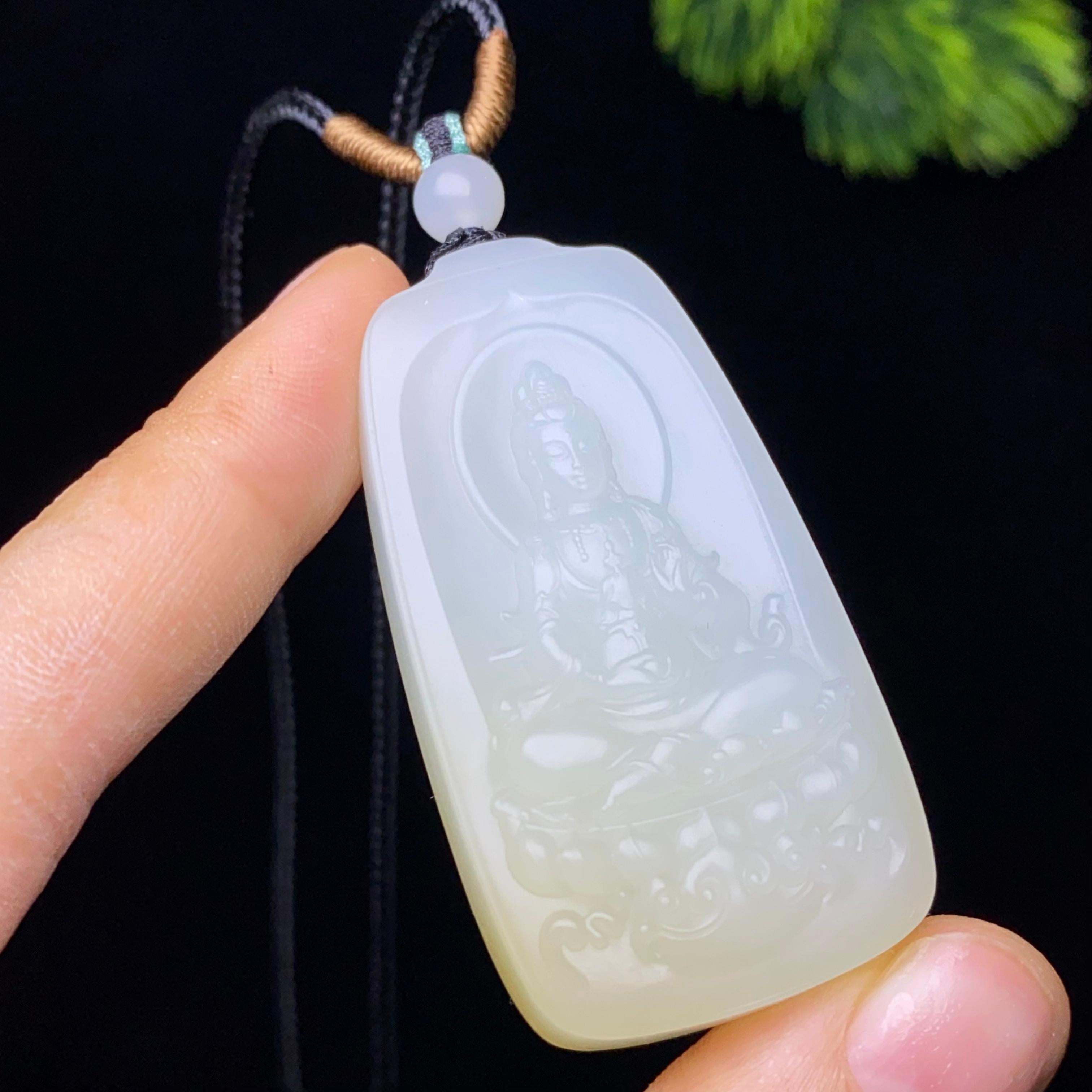 和田玉糖白观音（29.0g）