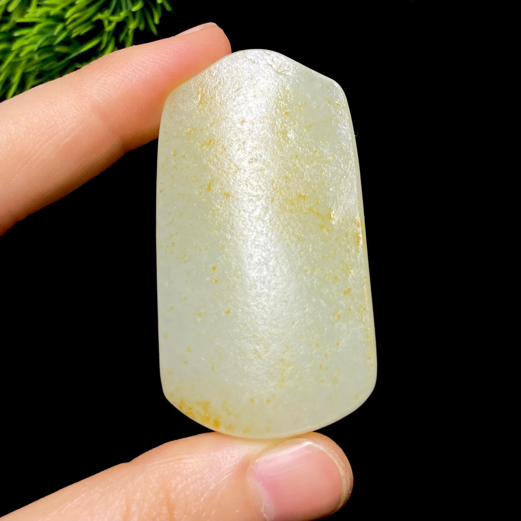 和田玉籽料无事牌（49.7g）