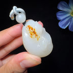 精品和田玉籽料挂件佛公（34.6g）