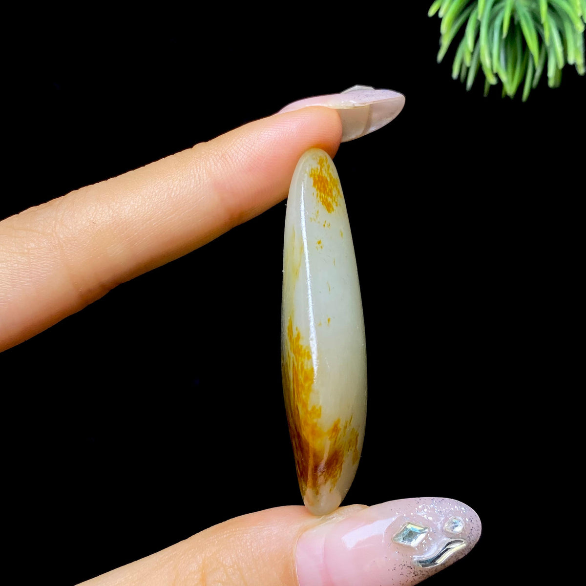 和田玉洒金皮籽料挂件（25.24g）