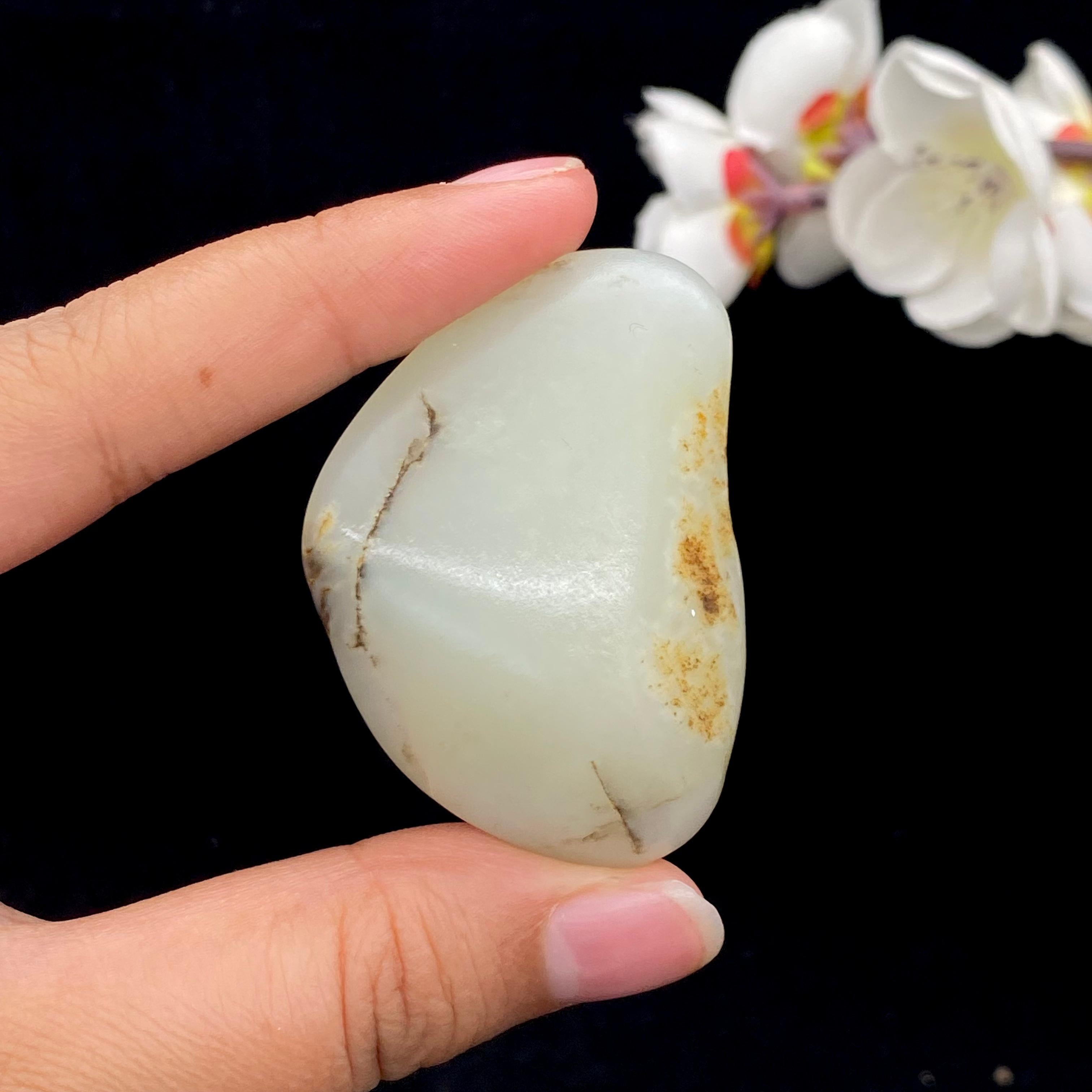 和田玉黄皮籽料（48.3g）