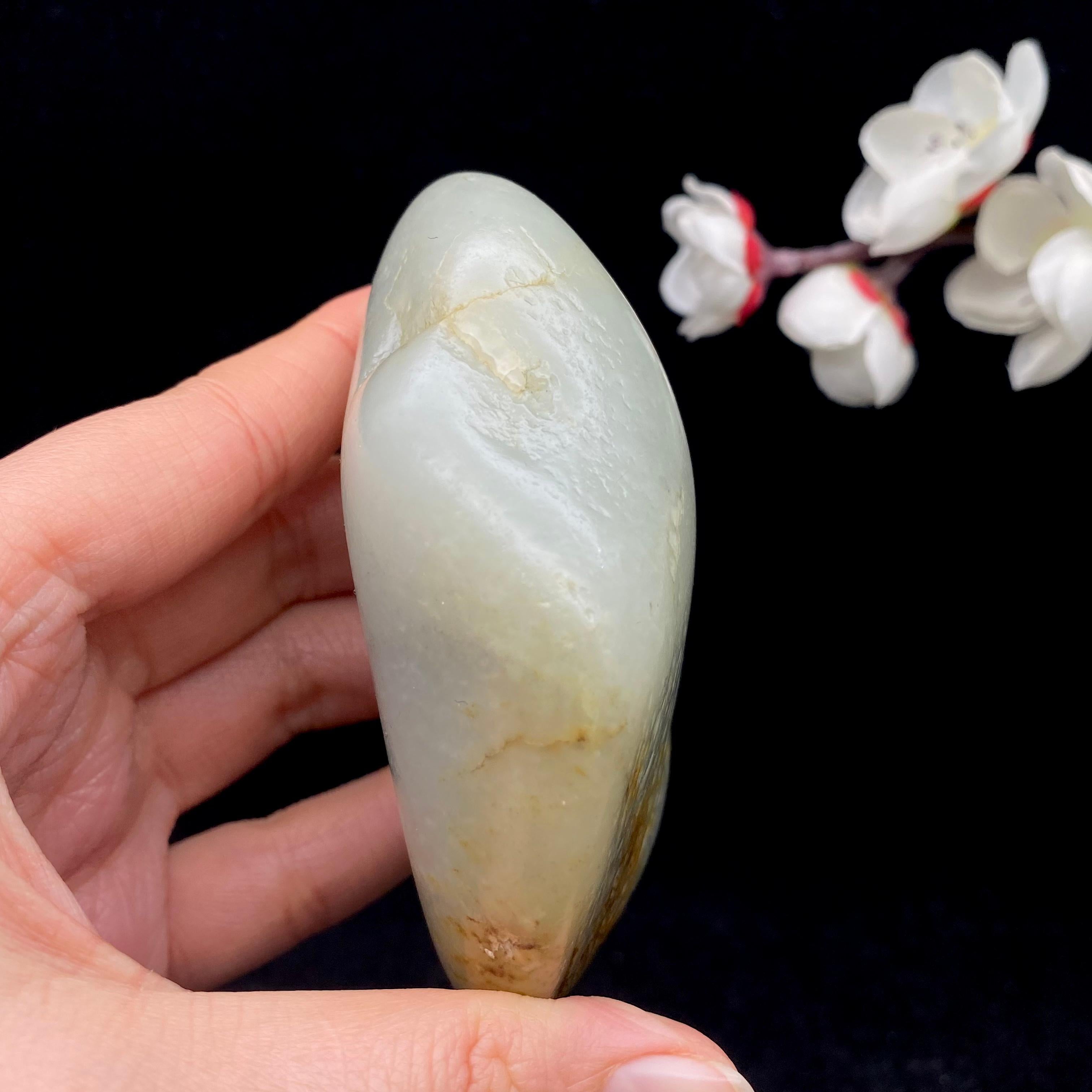 和田玉洒金皮青花底籽料（250.9g）