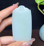 和田羊脂平安无事牌（63.6g）