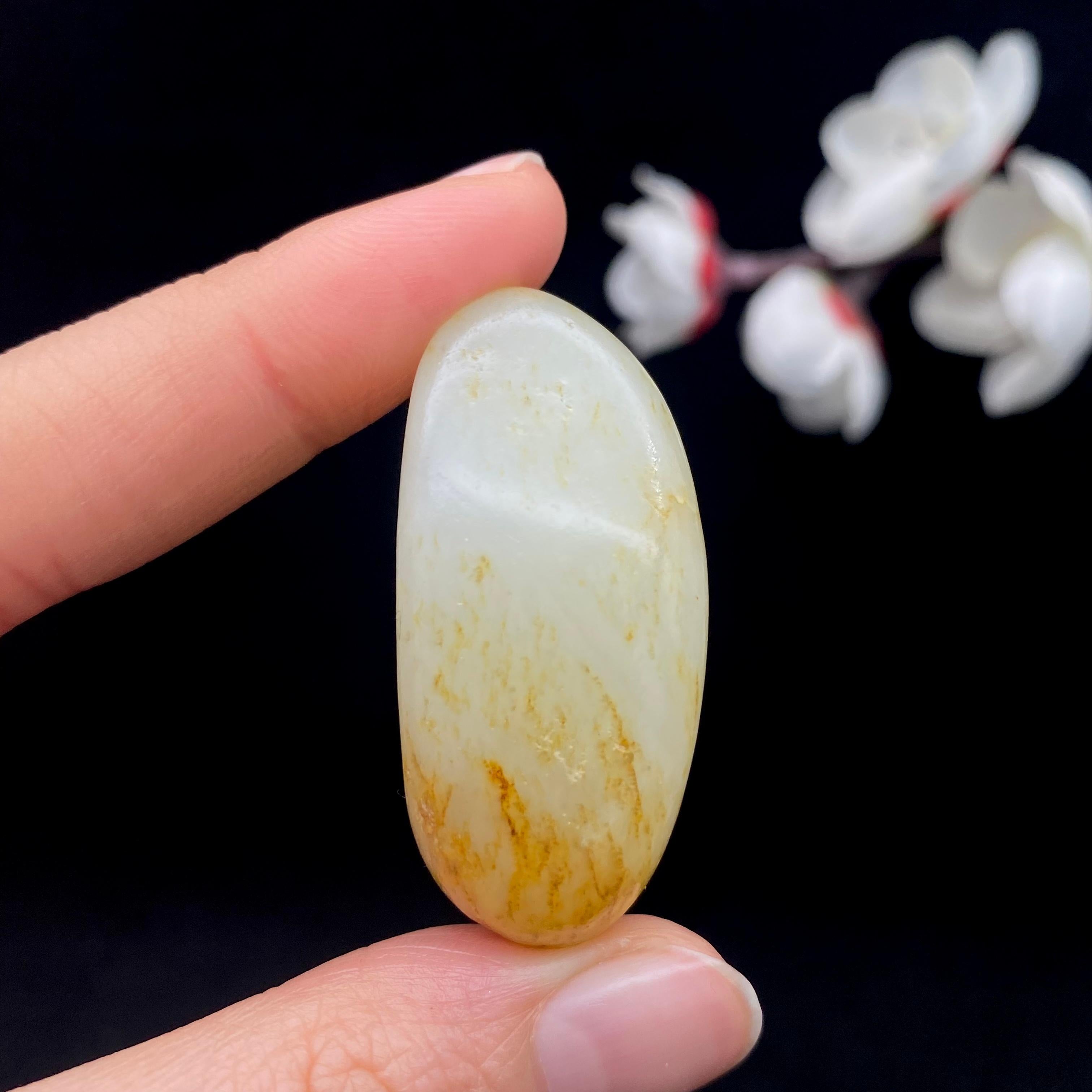 和田玉洒金皮籽料挂件（30.8g）