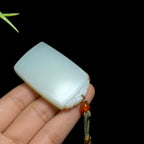 和田白玉平安无事牌（35.6g）
