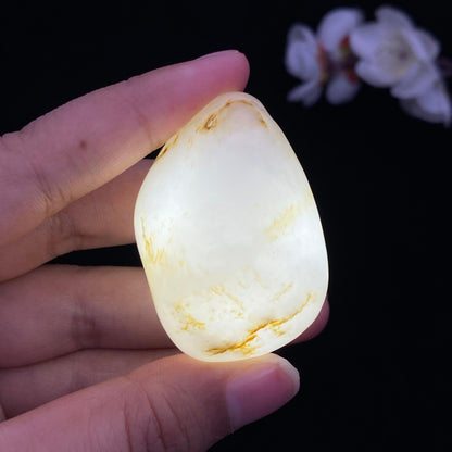 和田玉洒金皮籽料男士挂件（56.4g）