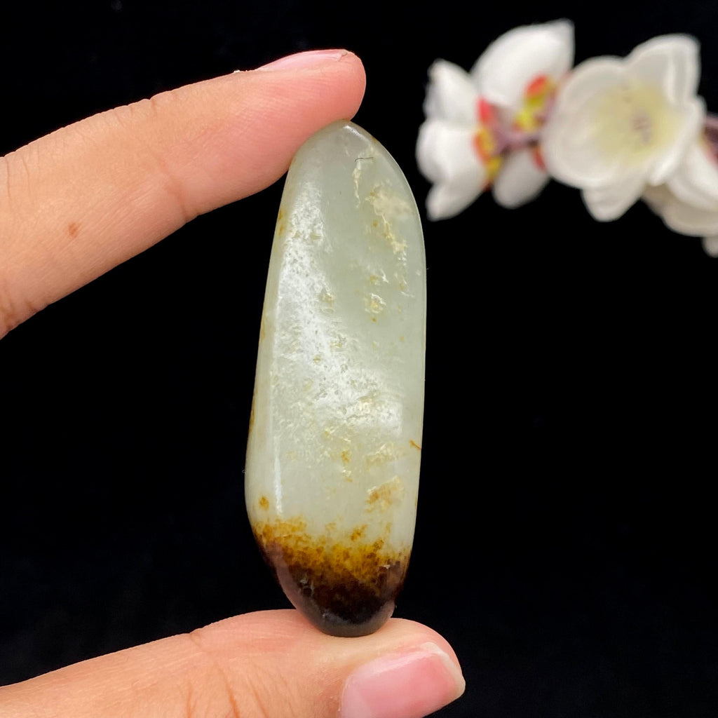 和田玉秋梨黑皮籽料（47.2g）