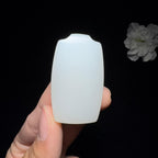 和田玉白玉平安无事牌（20.0g）