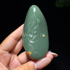 和田玉籽料沙枣青君子兰（114.0g）