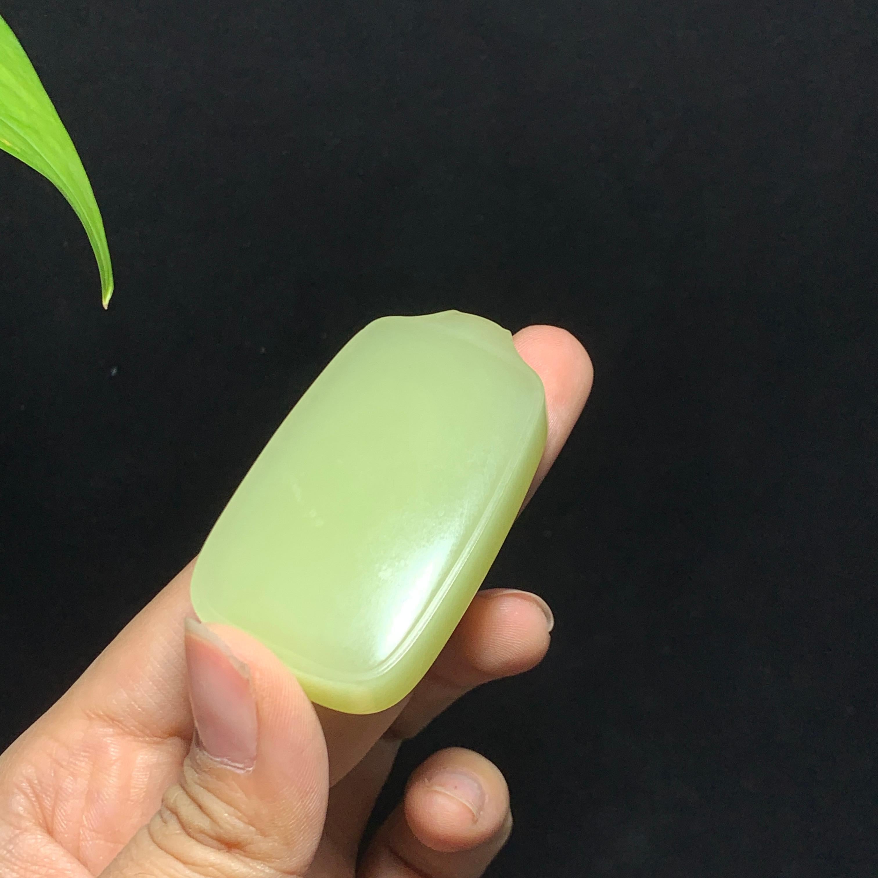 和田山料黄口无事牌挂件（50.0g）