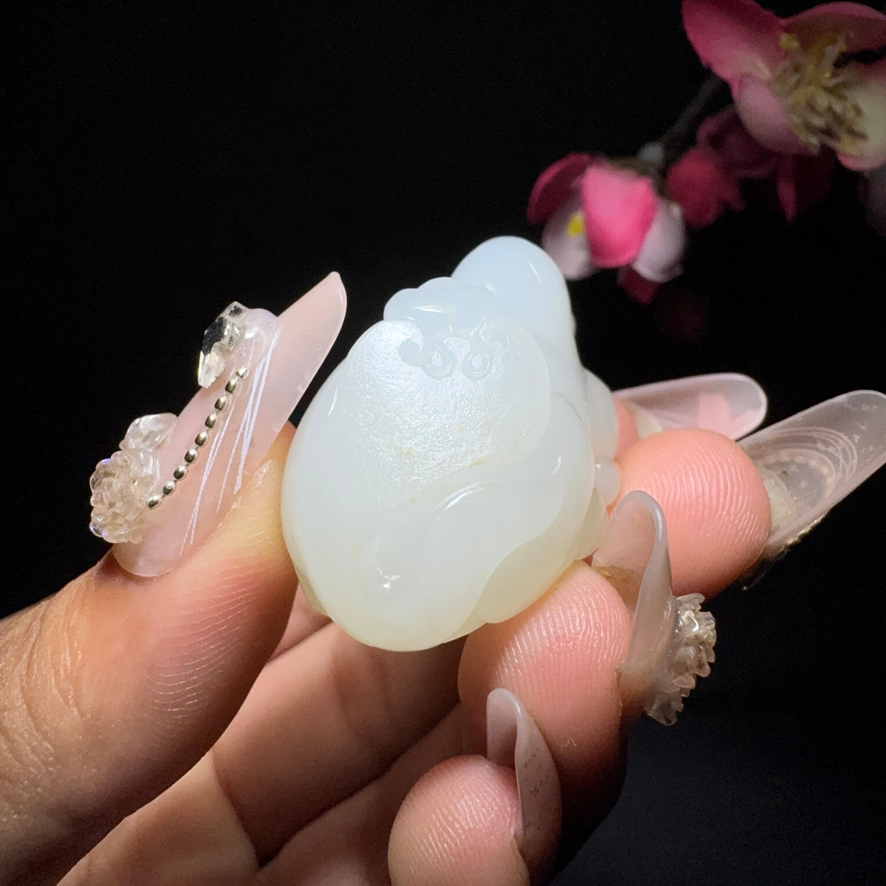 和田玉籽料马挂件（29.0g）