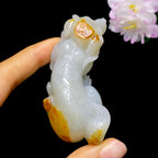 和田玉籽料旺财手把件（69.0g）