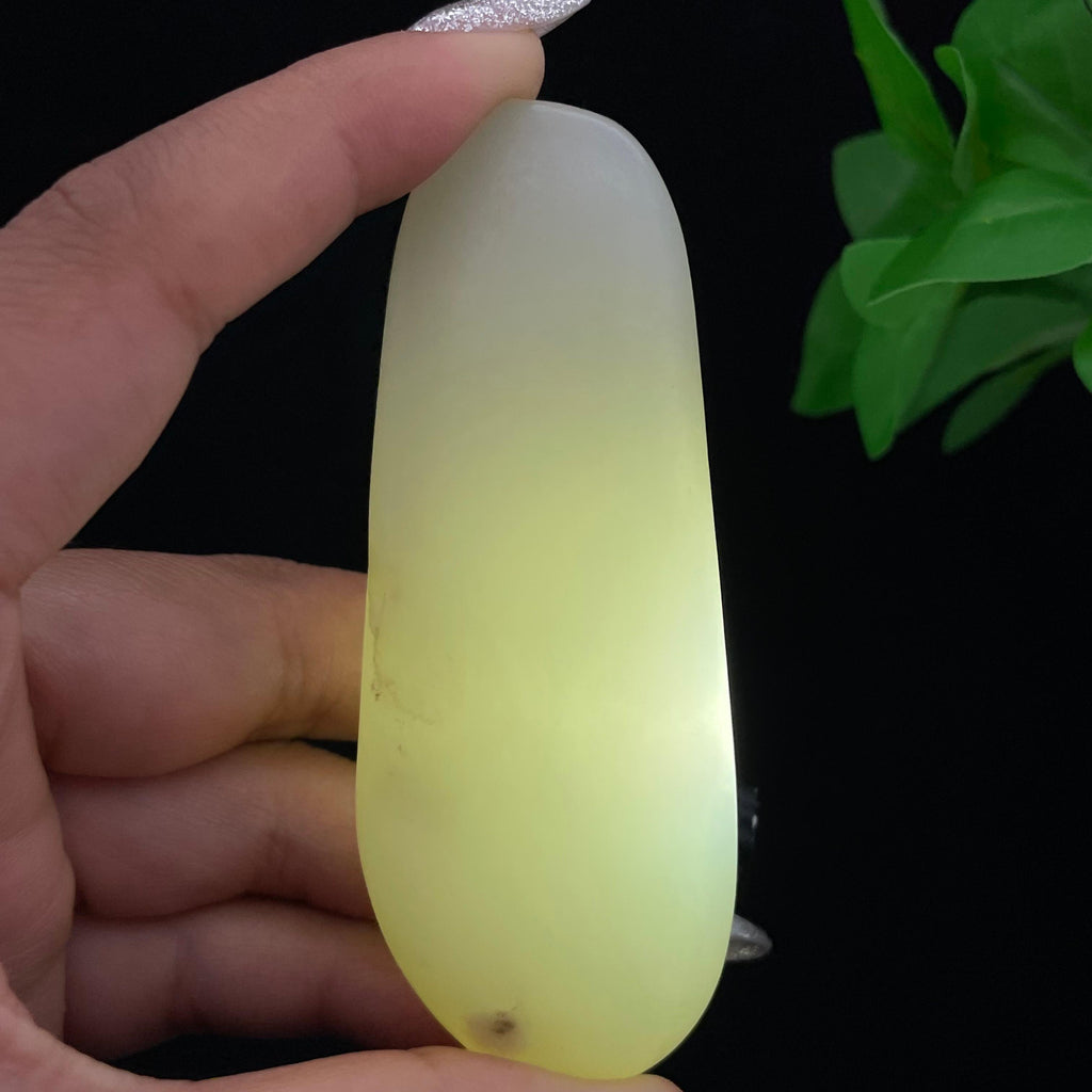 和田玉白玉籽料手把件（69.5g）