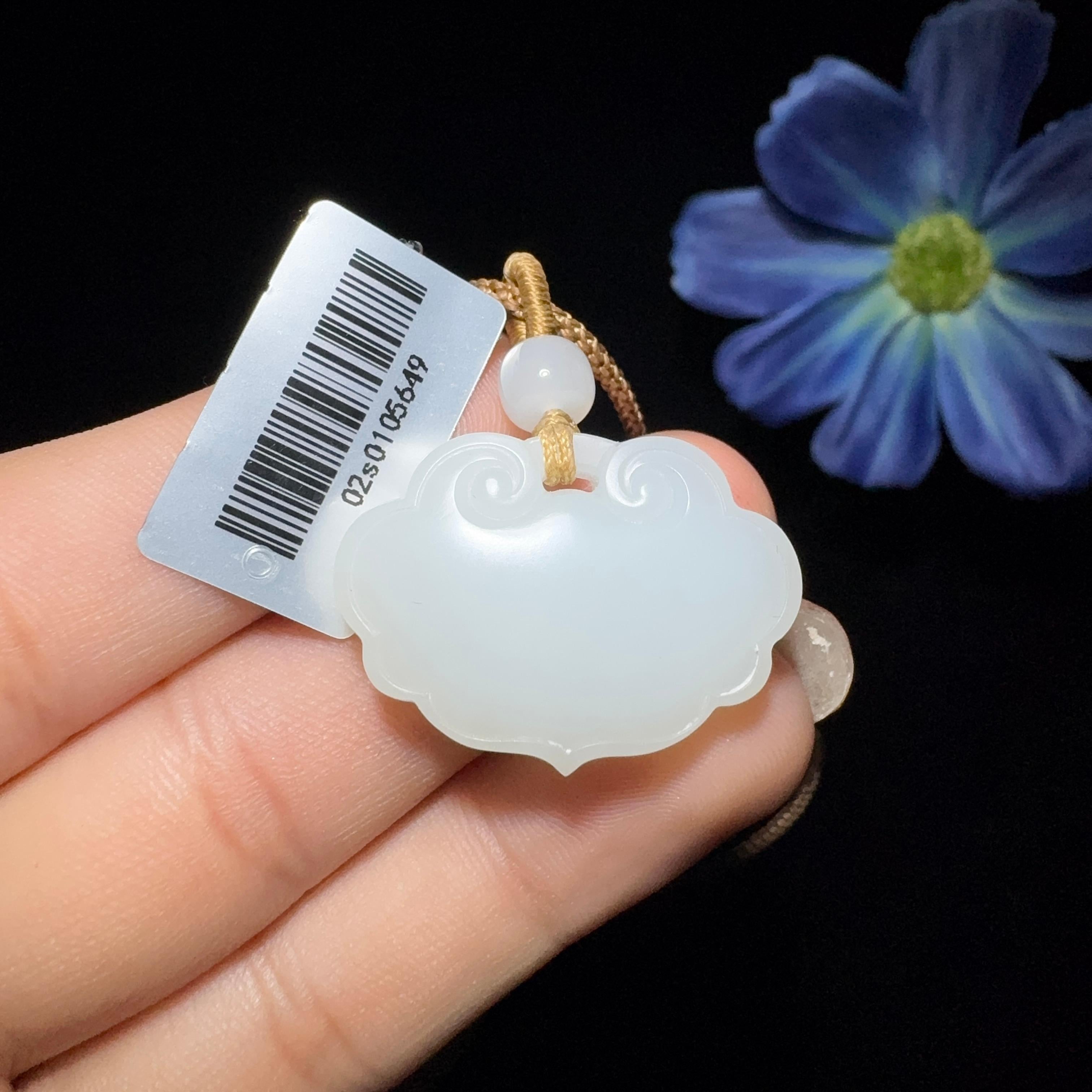 和田玉白玉宝宝锁（11.2g）