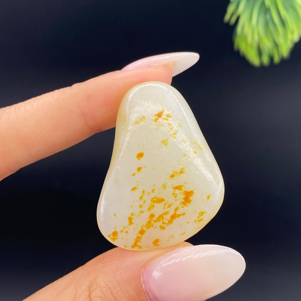 和田玉洒金皮籽料挂件（14.68g）