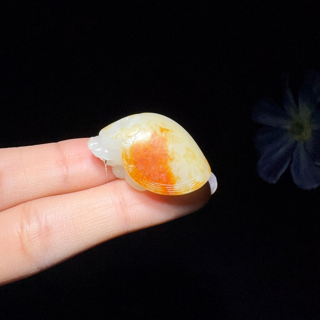 和田玉籽料挂件龙龟（14.2g）