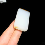 精品和田玉糖白玉无事牌（57.0g）
