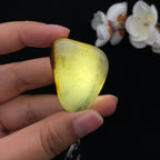 和田玉聚黄皮青花籽料挂件（27.5g）