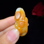 和田玉籽料猴子挂件挂件（25.6g）