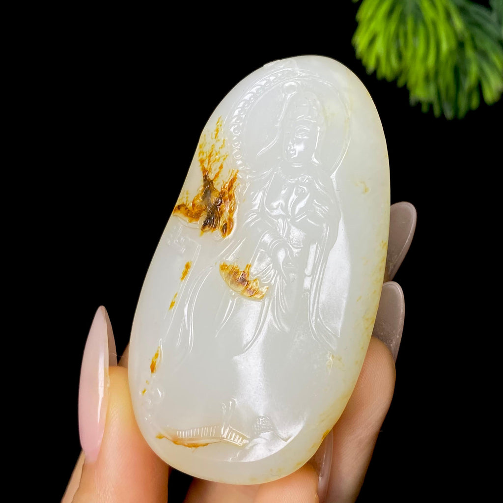 和田玉籽料观音（60.0g）