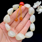 和田玉白玉籽料【精品手串】（58.2g）