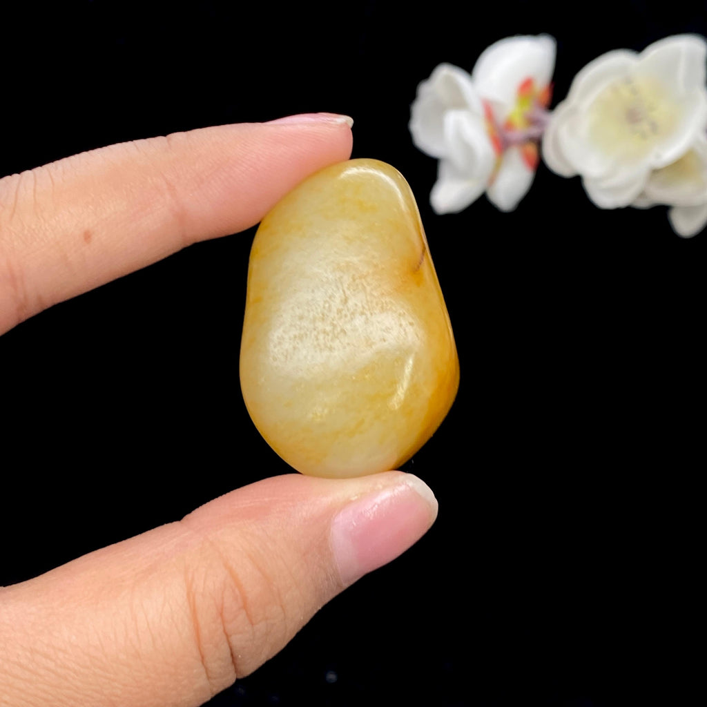 和田玉黄皮籽料挂件（37.1g）