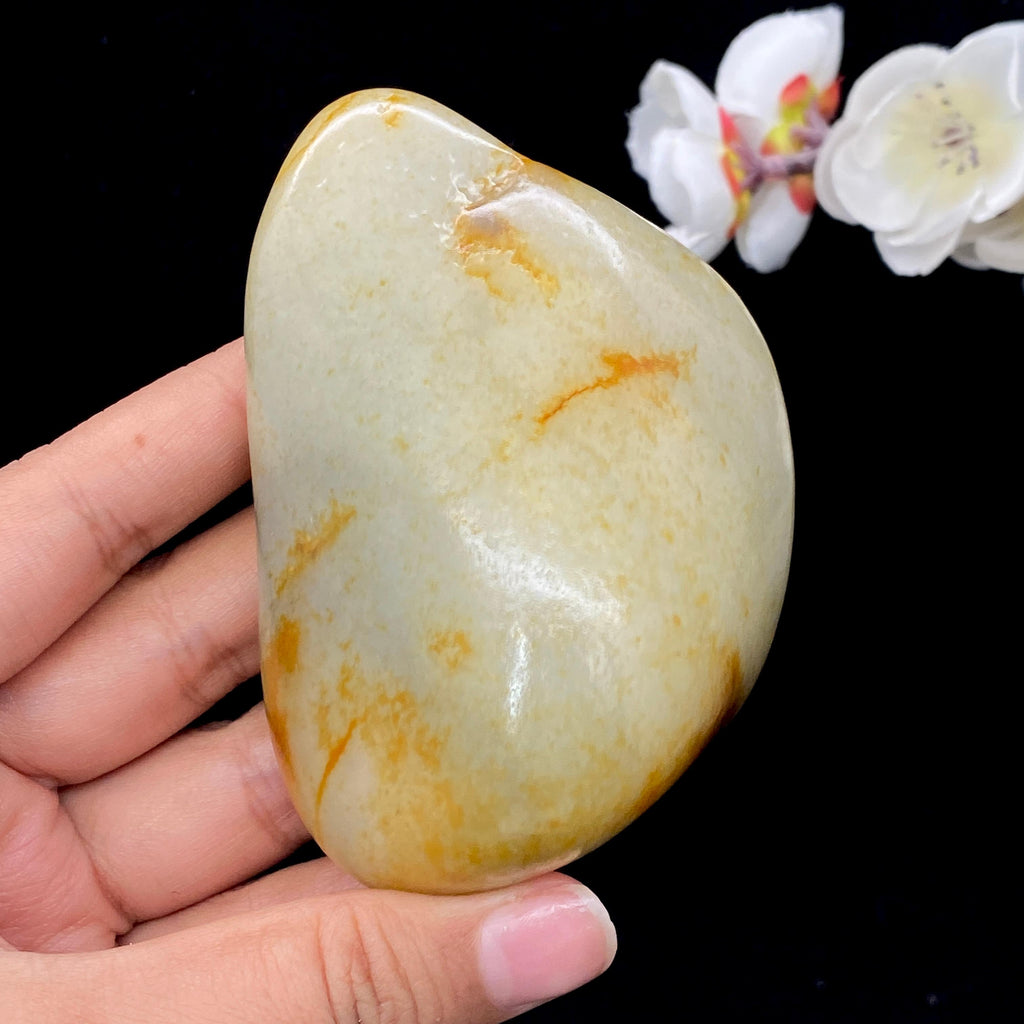 和田玉洒金皮青花底籽料（283.3g）