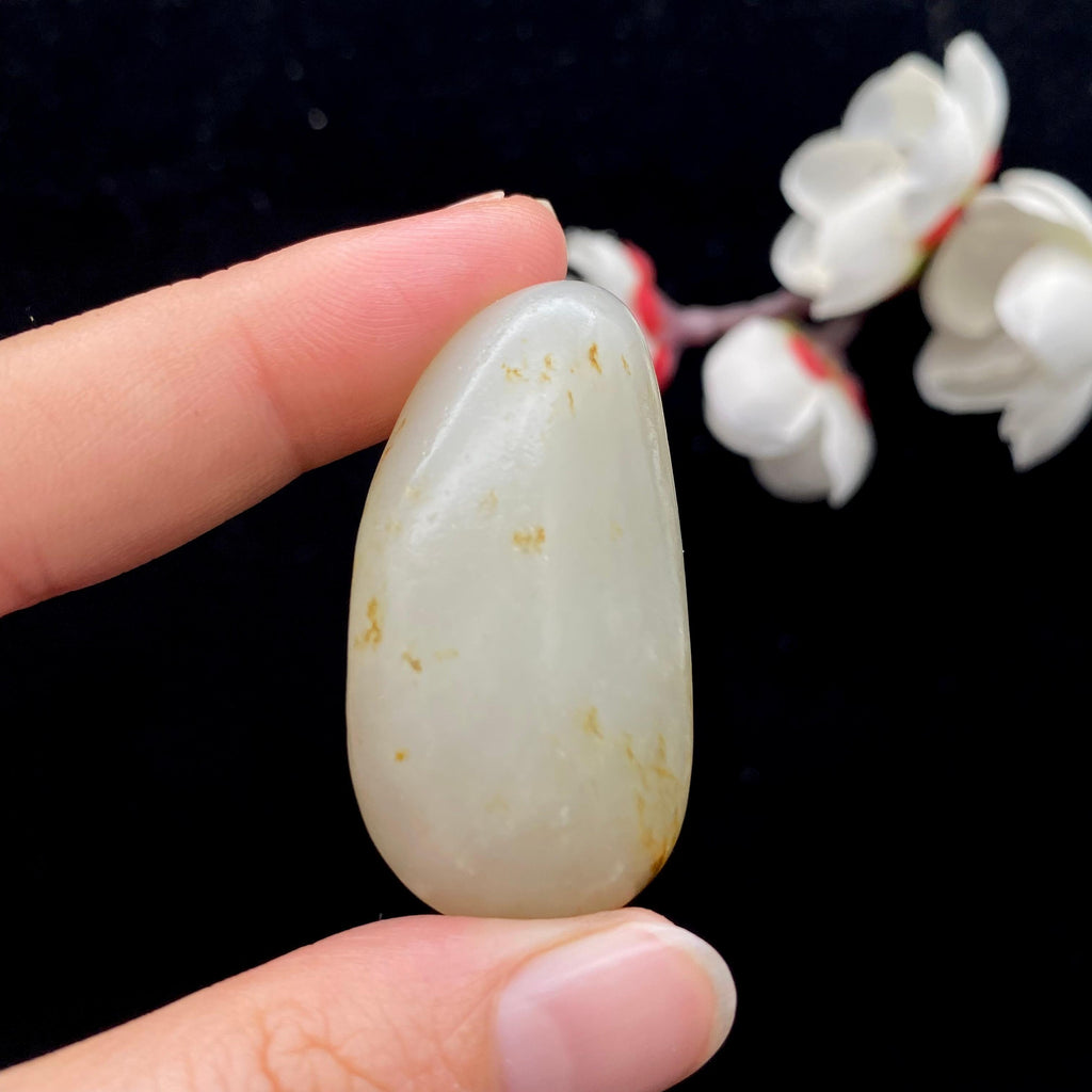 和田玉洒金皮籽料挂件（22.3g）