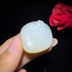 和田玉籽料佛公挂件（42.9g）