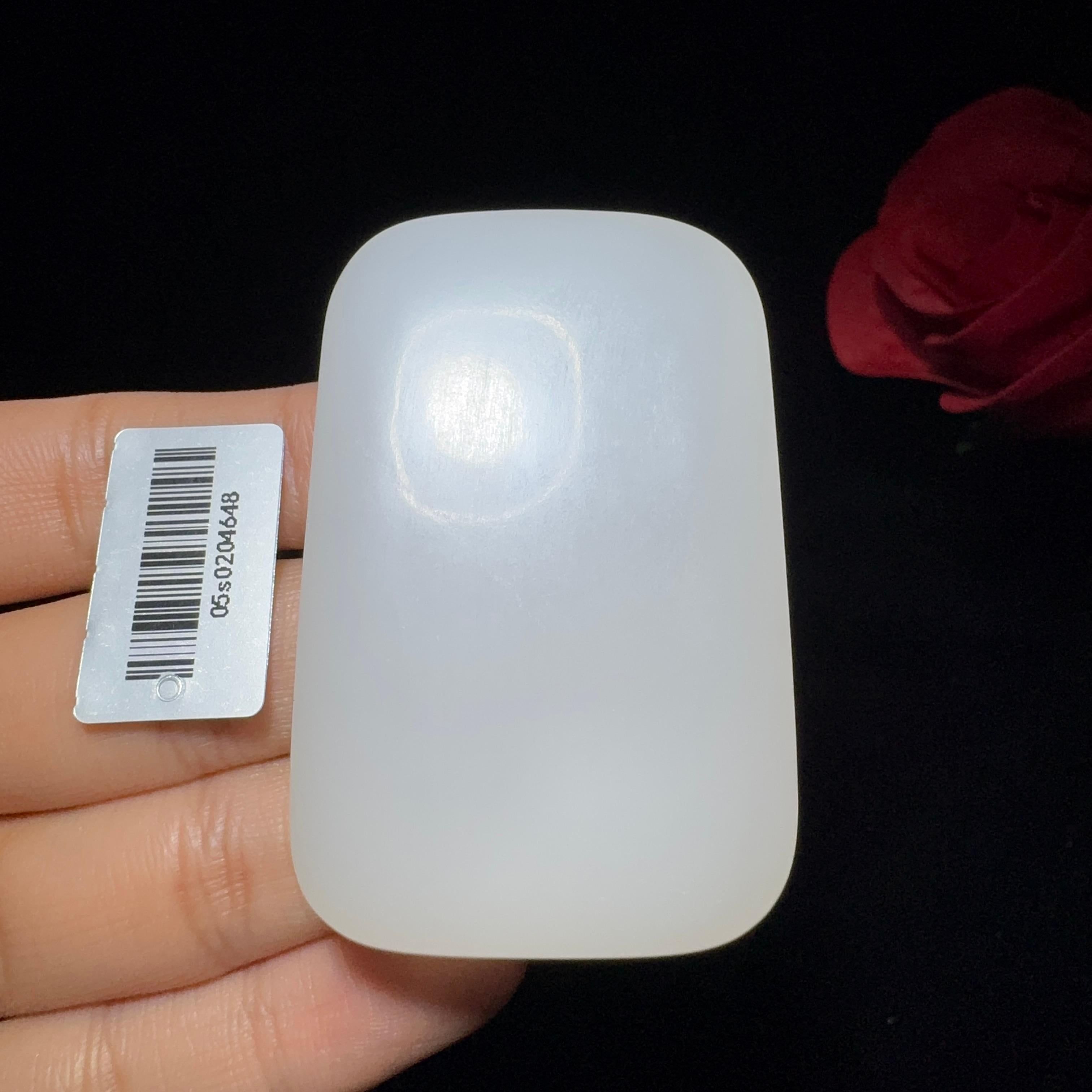 和田玉白玉平安无事牌（61.5g）