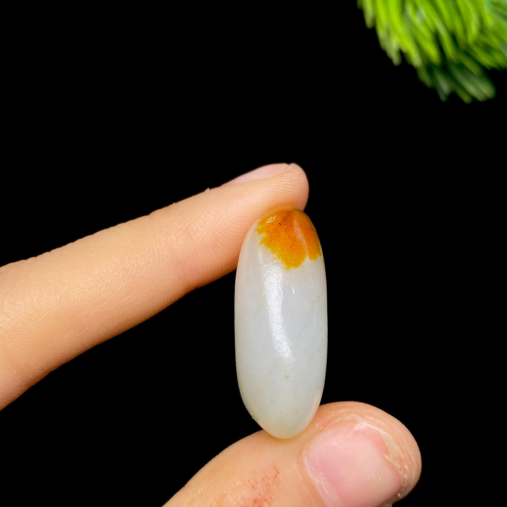 和田玉聚黄皮白肉籽料（12g）