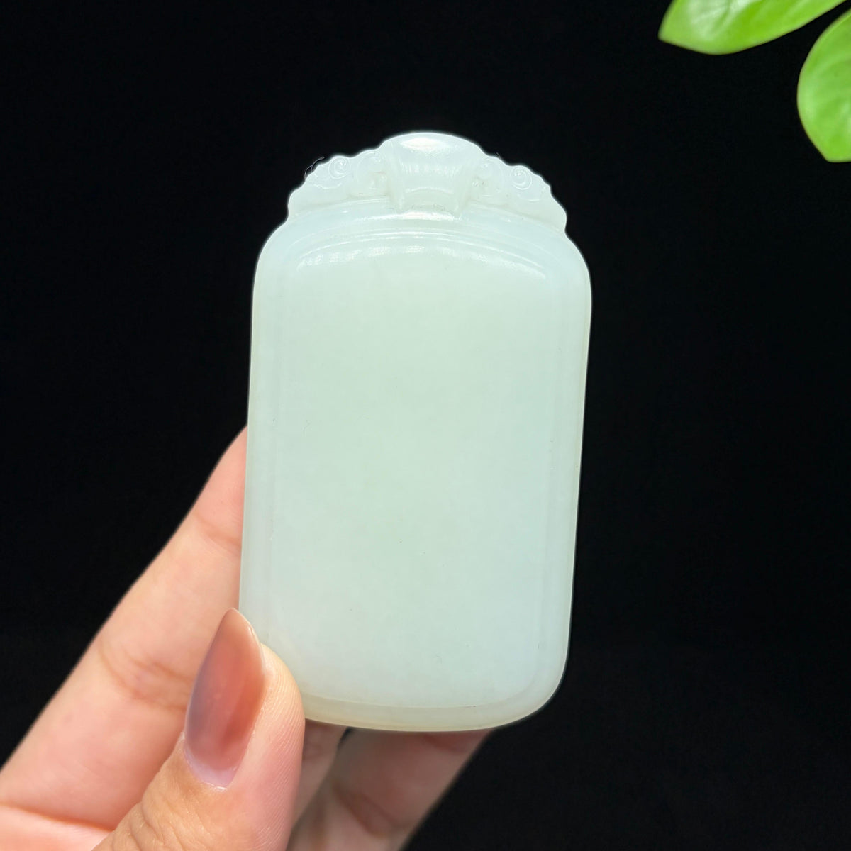和田山料白玉无事牌挂件（67.4g）