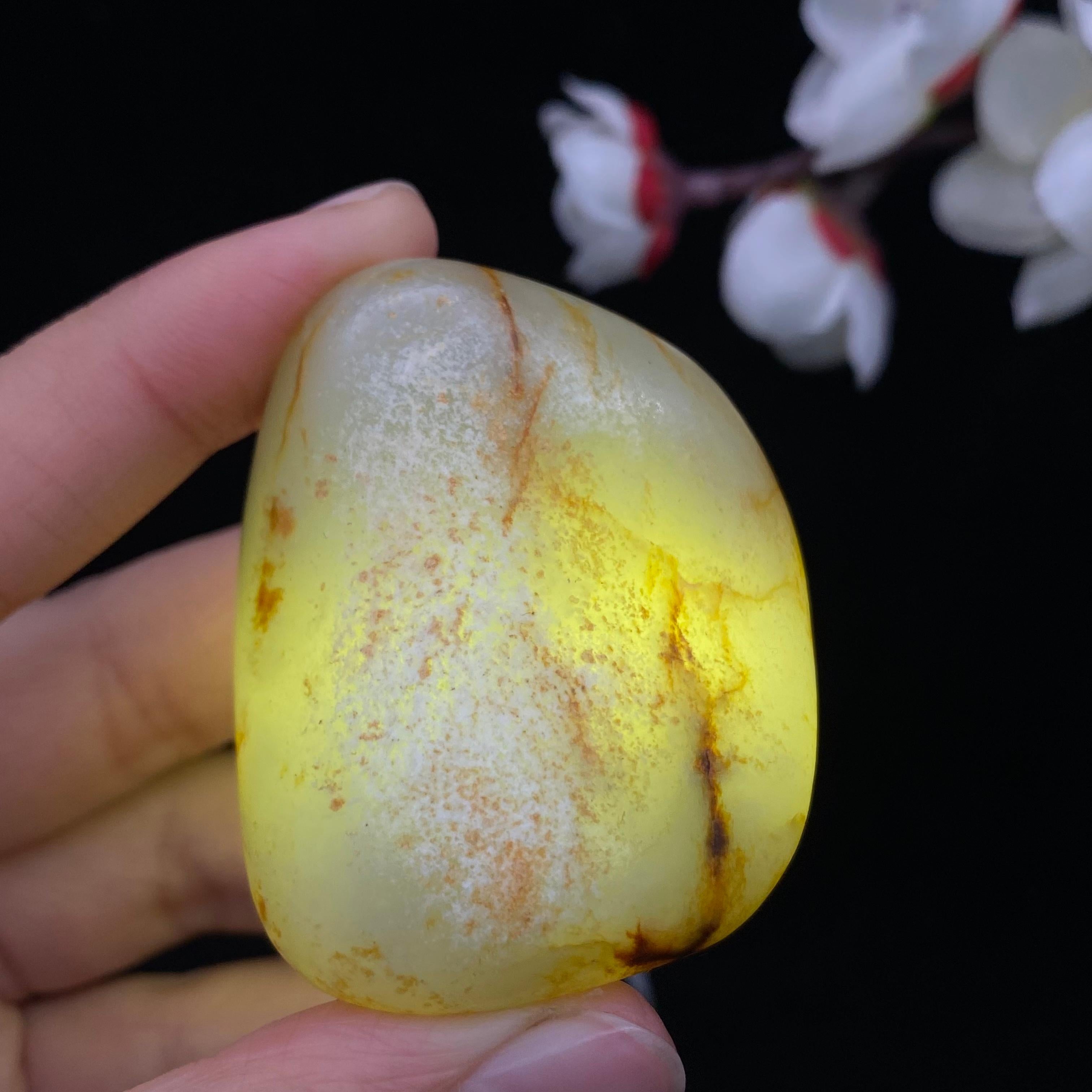 和田玉洒金皮籽料男士挂件（72.3g）