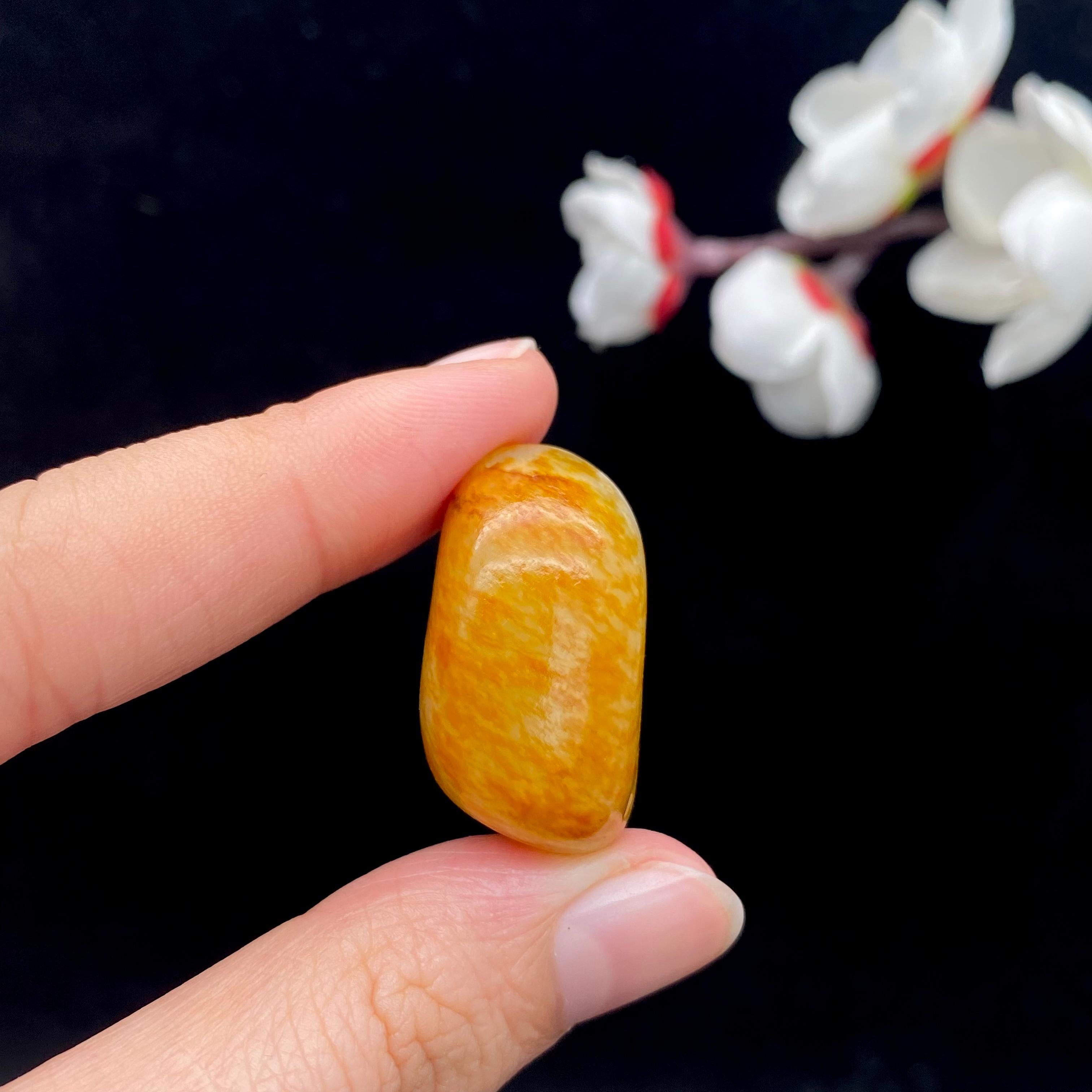 和田玉洒金皮籽料原石（14.1g）