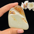 和田玉黑红皮籽料（118g）