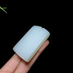 和田白玉无事牌（46.6g）