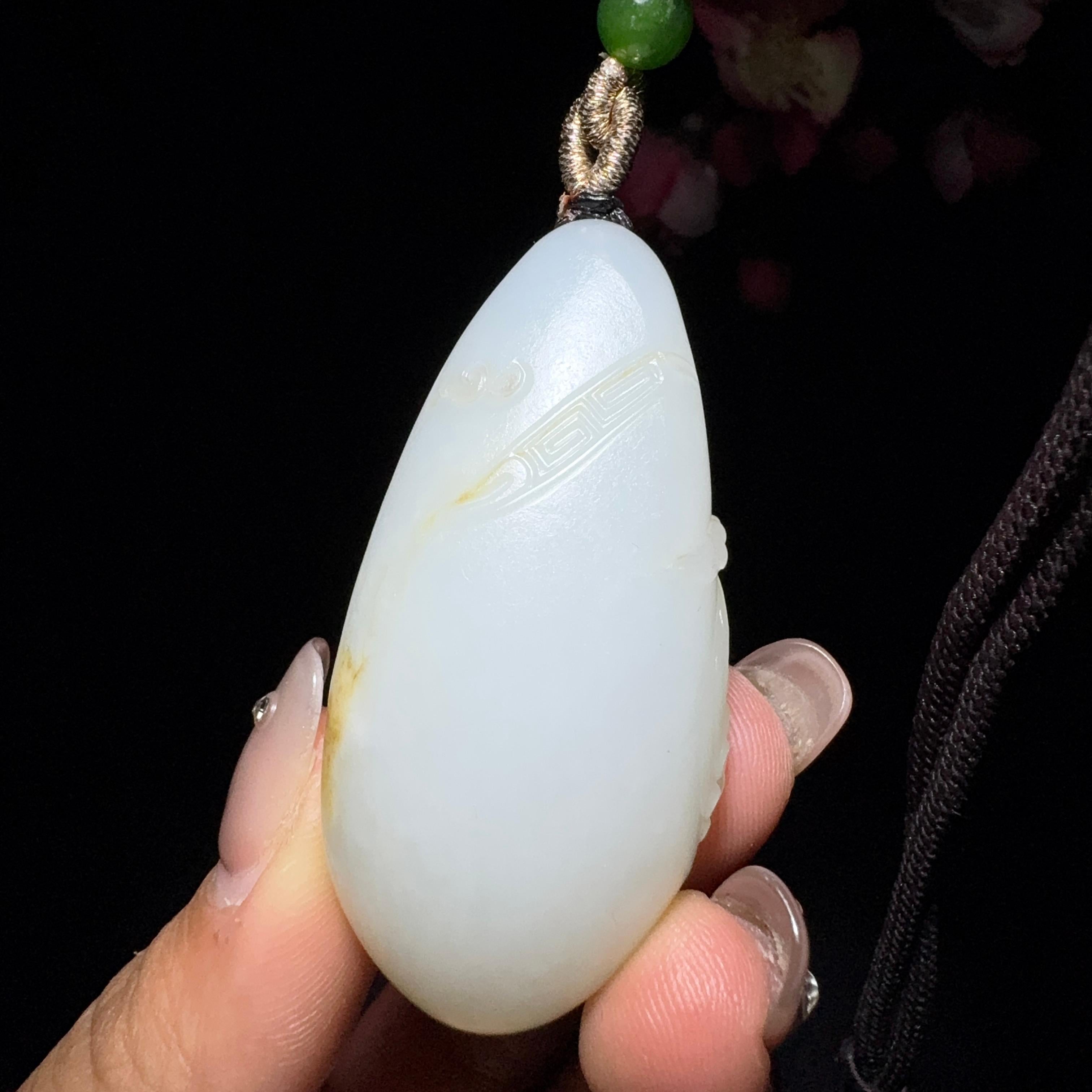 和田玉籽料文殊菩萨（47.2g）