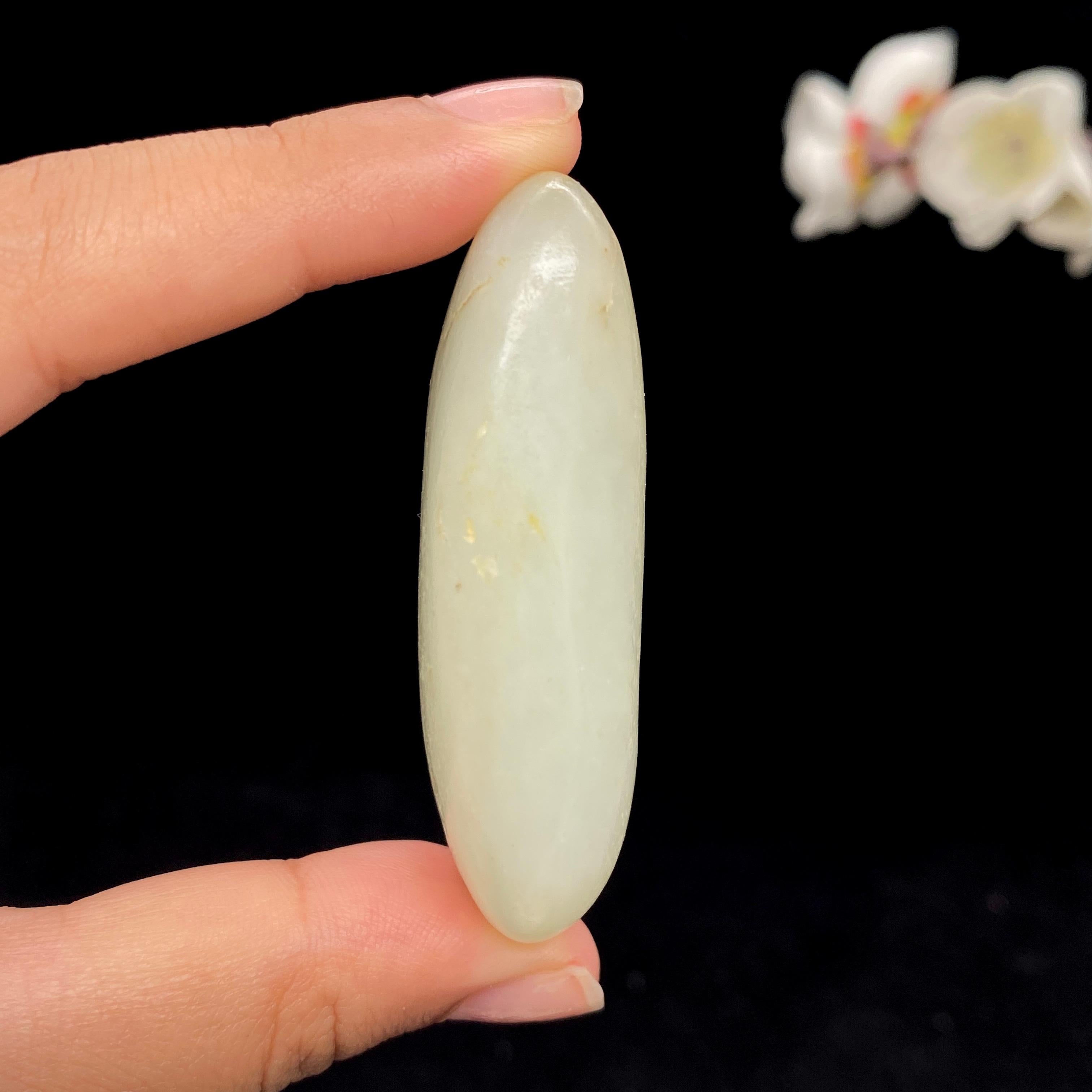 和田玉白玉籽料大挂件（44.3g）