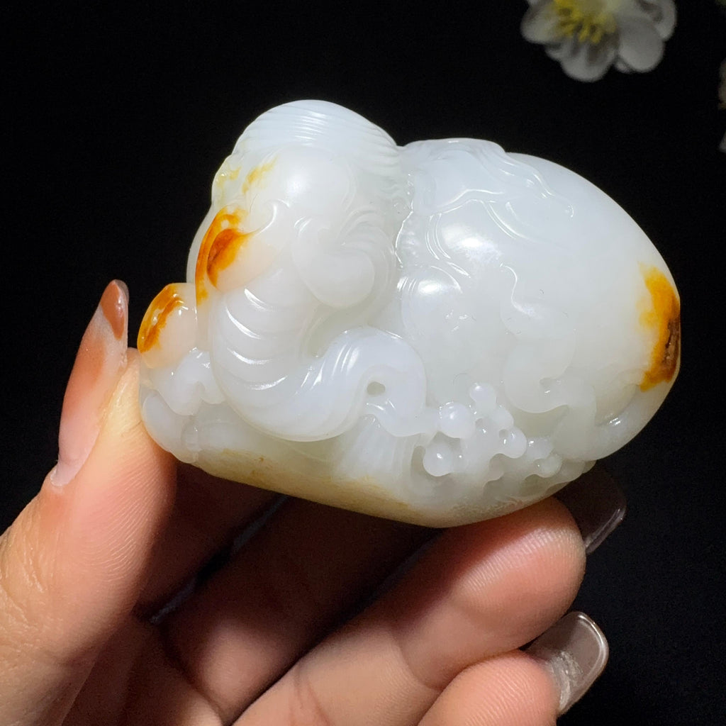 和田玉籽料太平有象（134.1g）