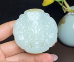 新疆和田玉且末糖守护皮带扣（95.1g）