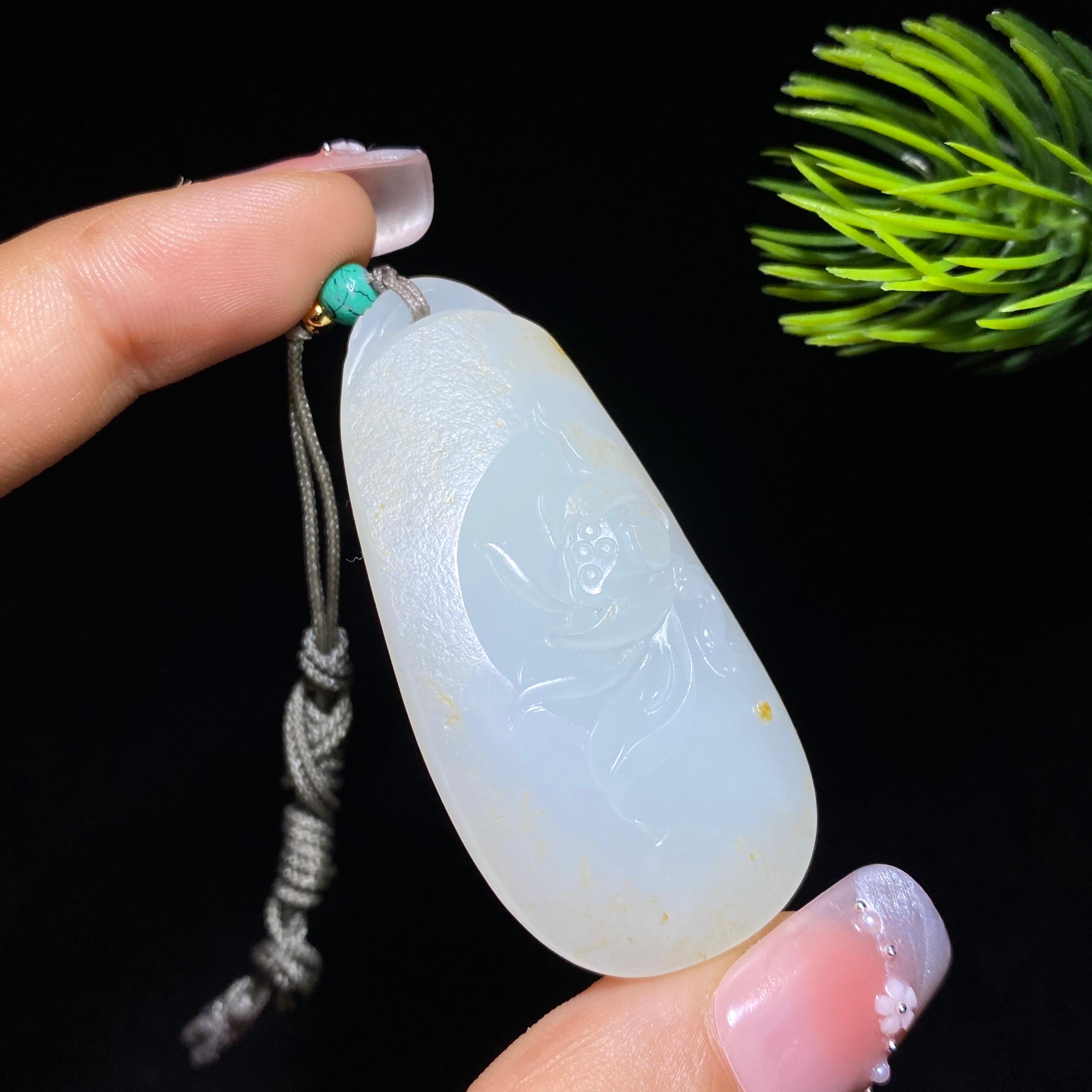 和田玉籽料花开富贵（18.2g）