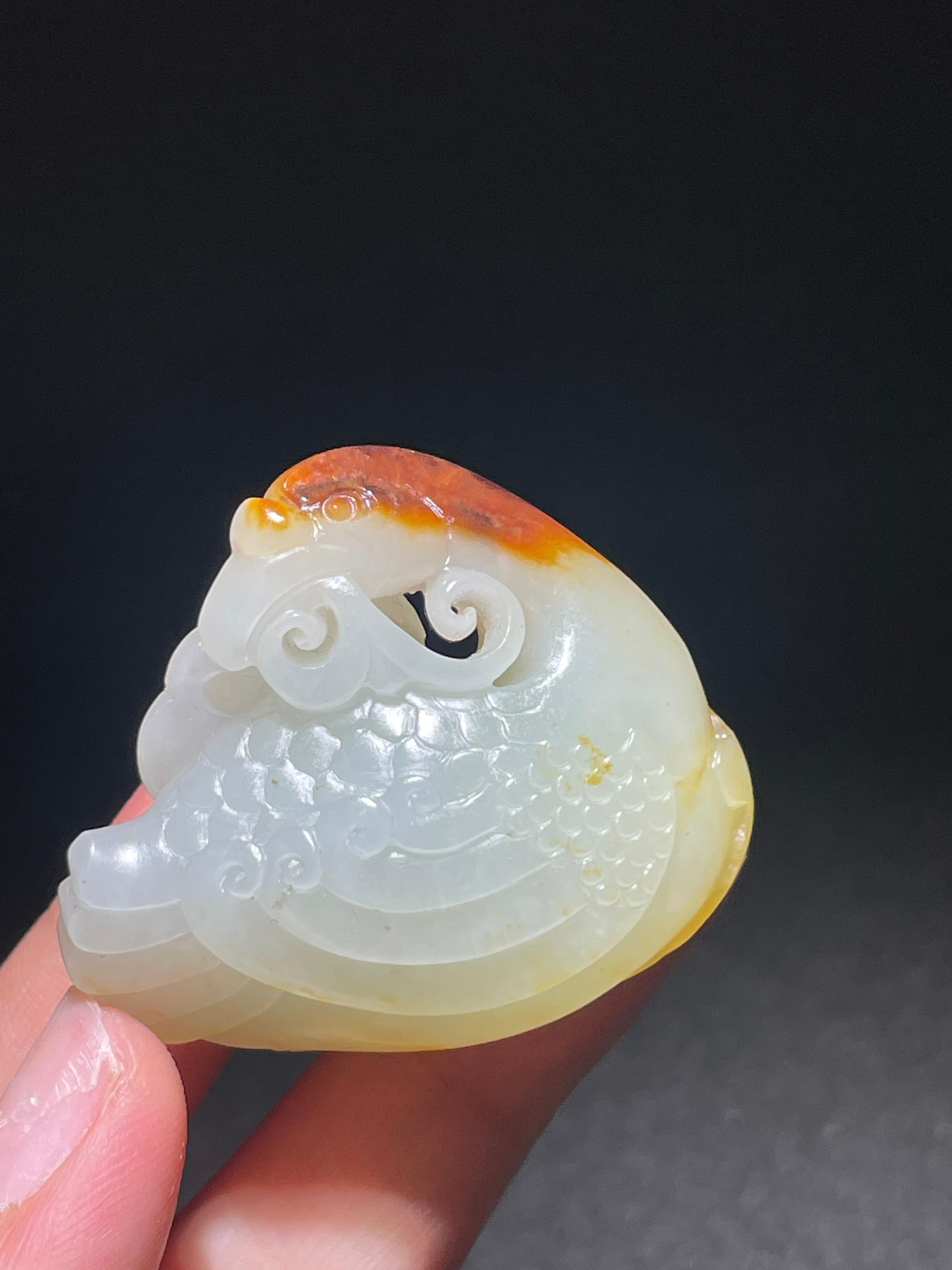 和田玉籽料白玉鹅（38.0g）
