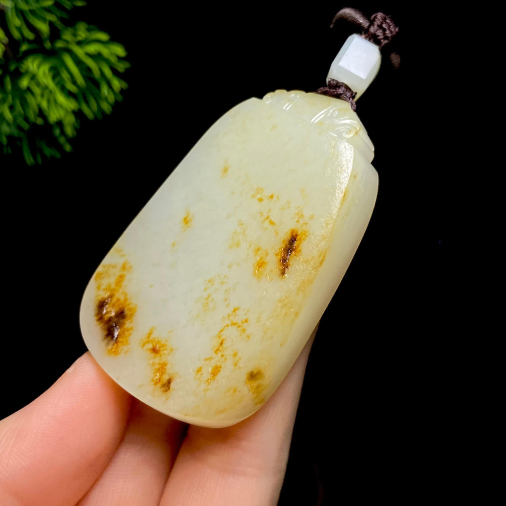 和田玉籽料无事牌（53.0g）