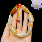 和田玉洒金皮籽料手串（60.33g）