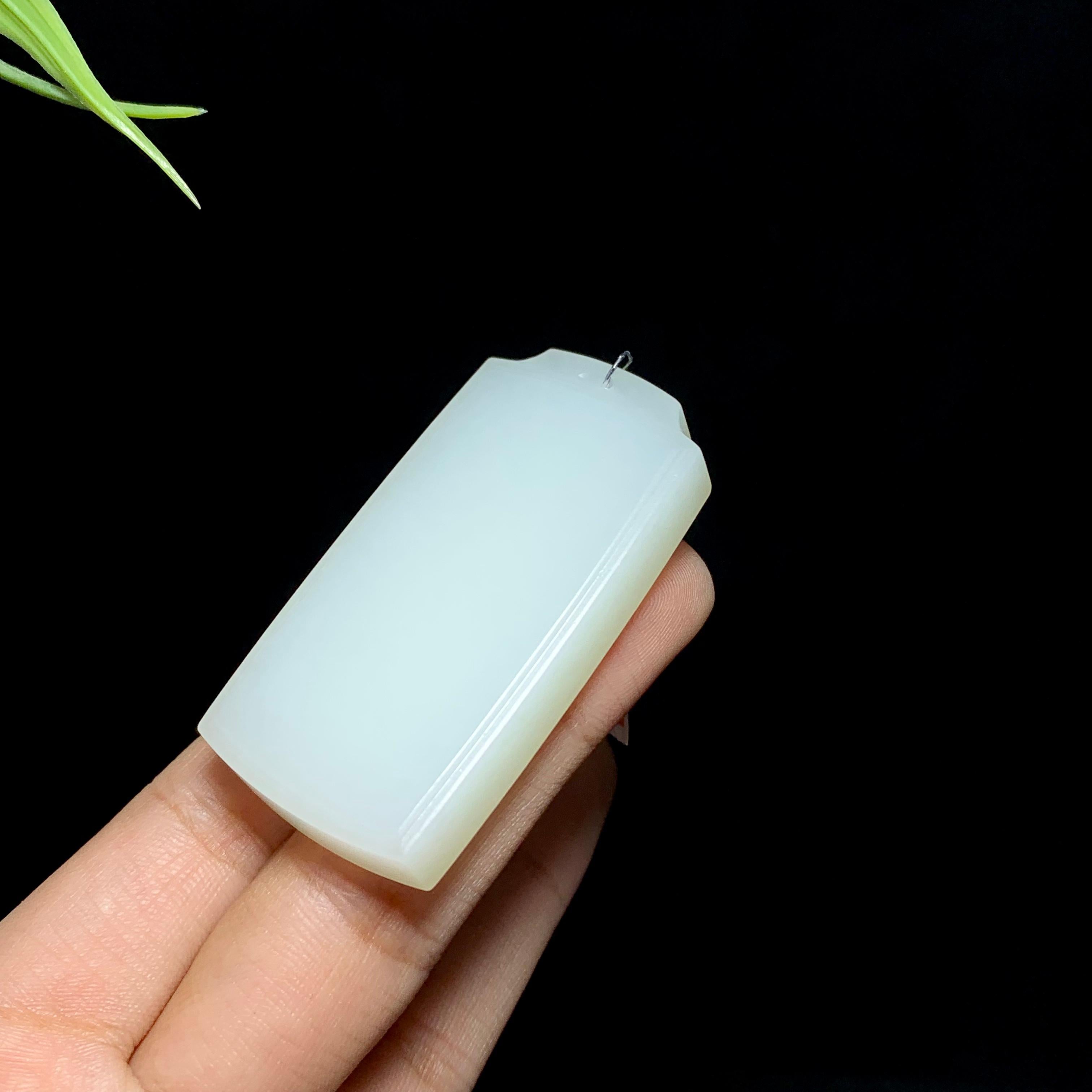 和田山料白玉无事牌（36.1g）