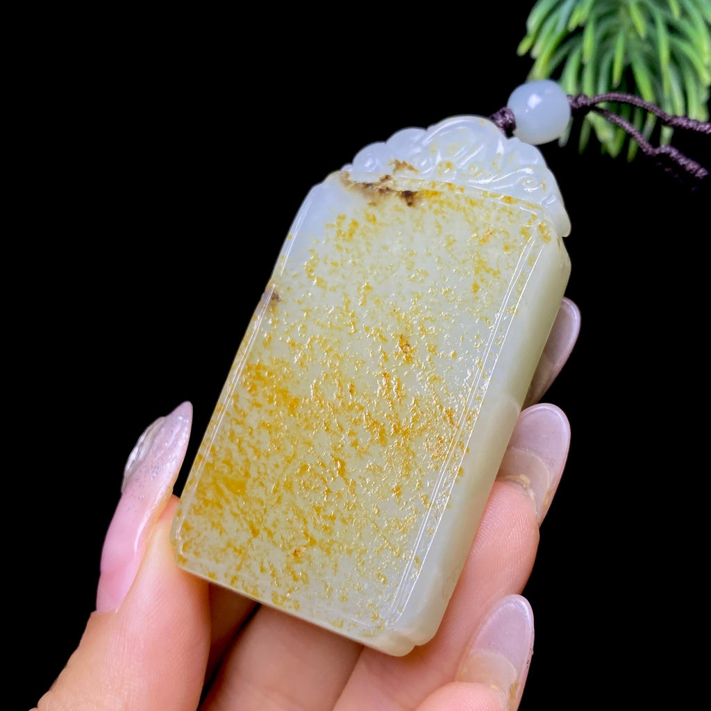 和田玉籽料无事牌（46.1g）