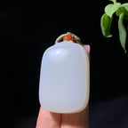 和田山料白玉无事牌挂件（43.0g）