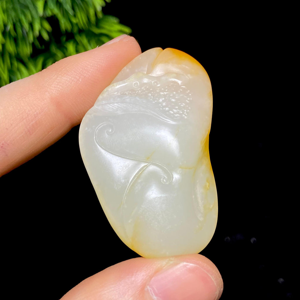 和田玉籽料喜事连连（23.8g）